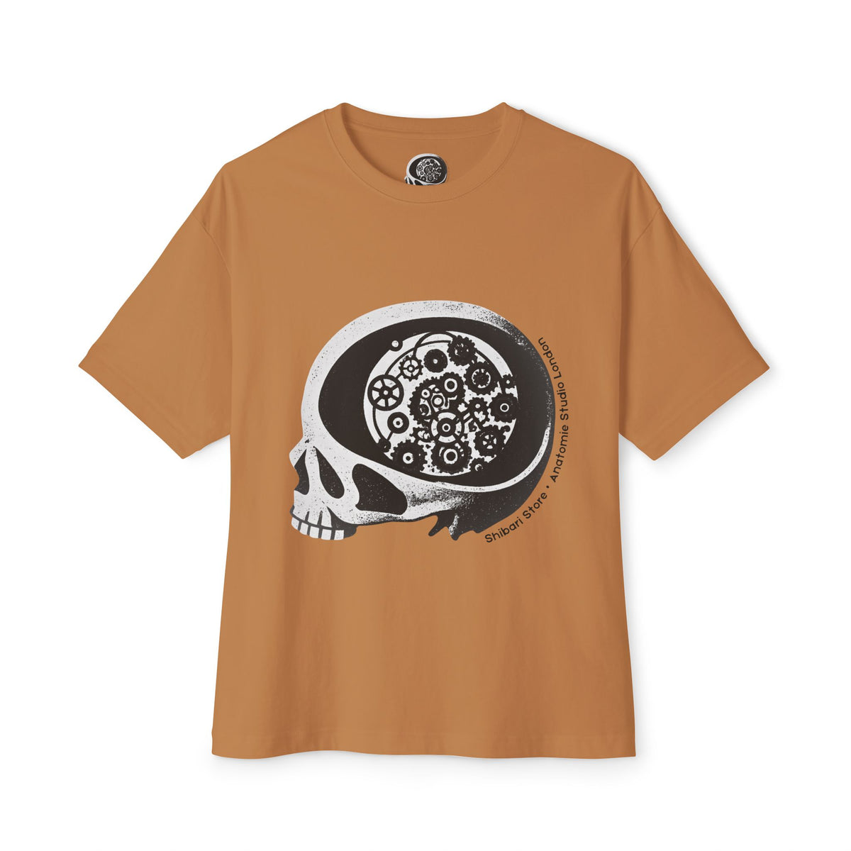 Official Shibari Store x Anatomie Skull Logo - Unisex Boxy Tee