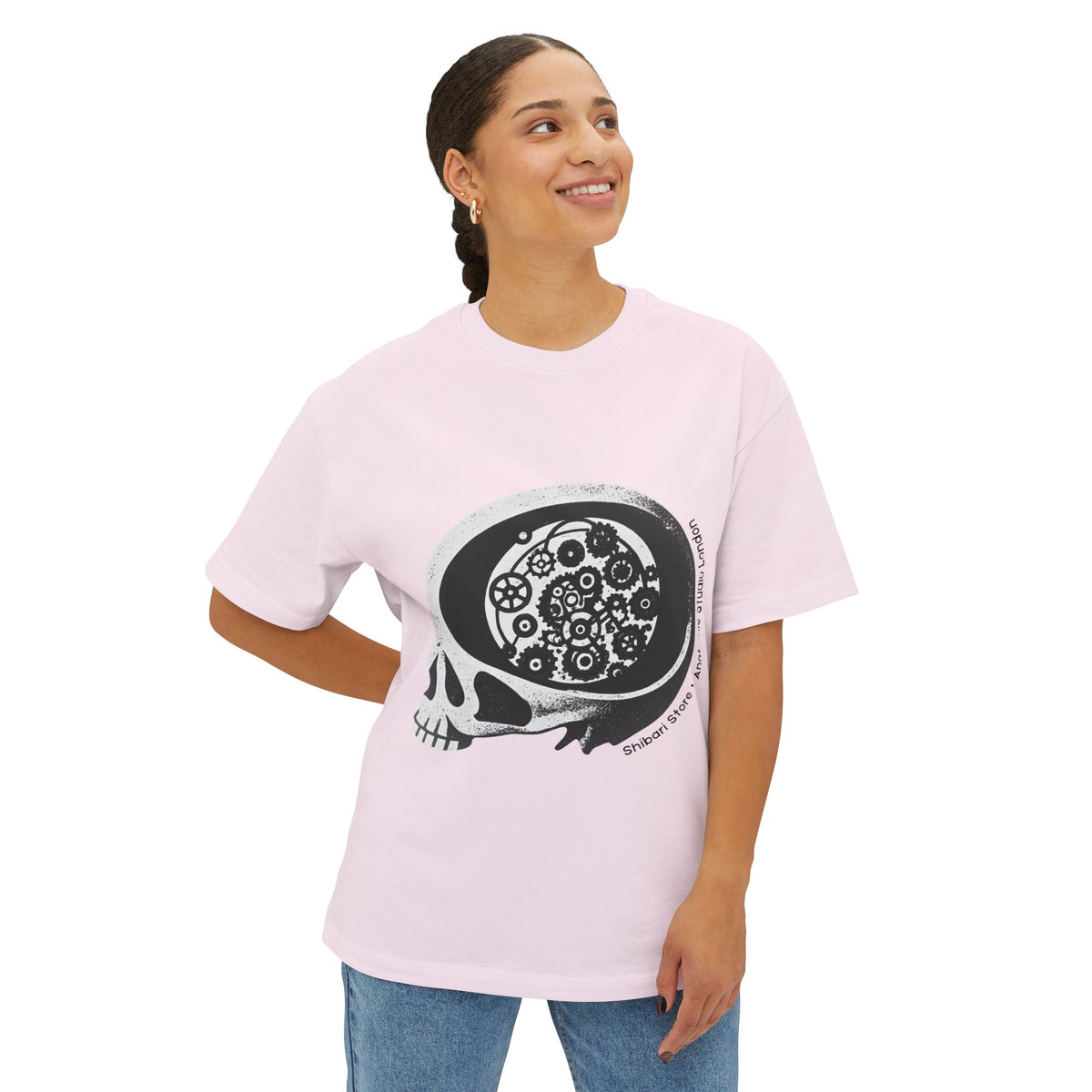 Official Shibari Store x Anatomie Skull Logo - Unisex Boxy Tee