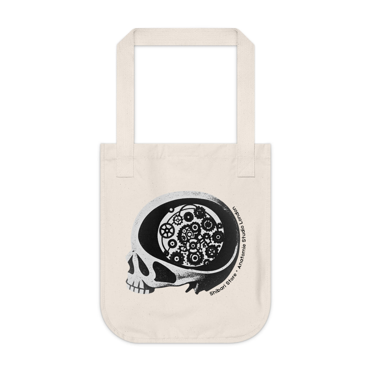 Official Shibari Store x Anatomie Studio Skull Logo - Canvas Eco Tote Bag