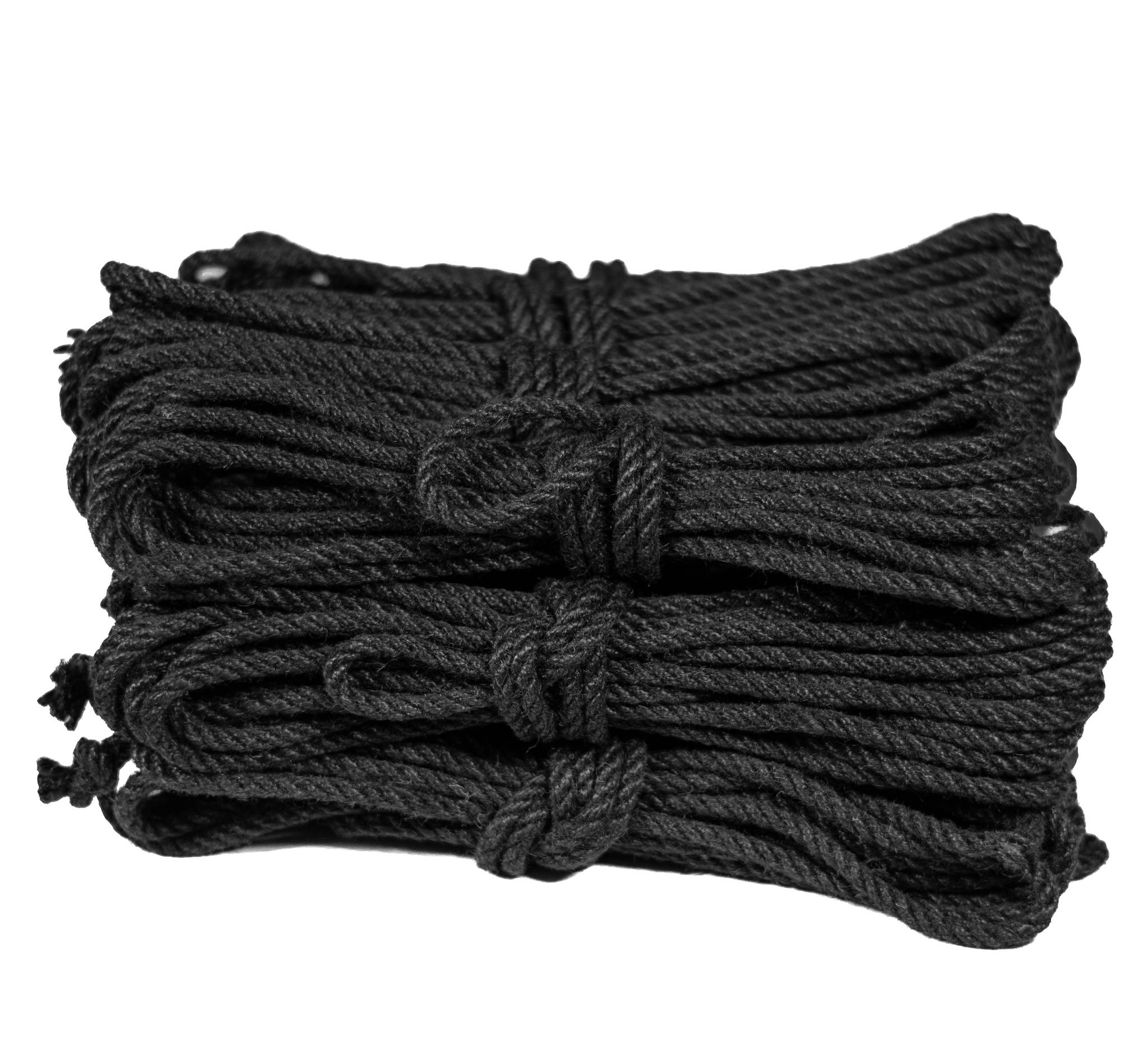 Black jute rope · 5mm double-ply (treated)