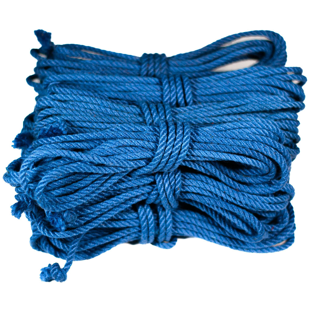 Coloured jute rope · 5mm double-ply (treated)