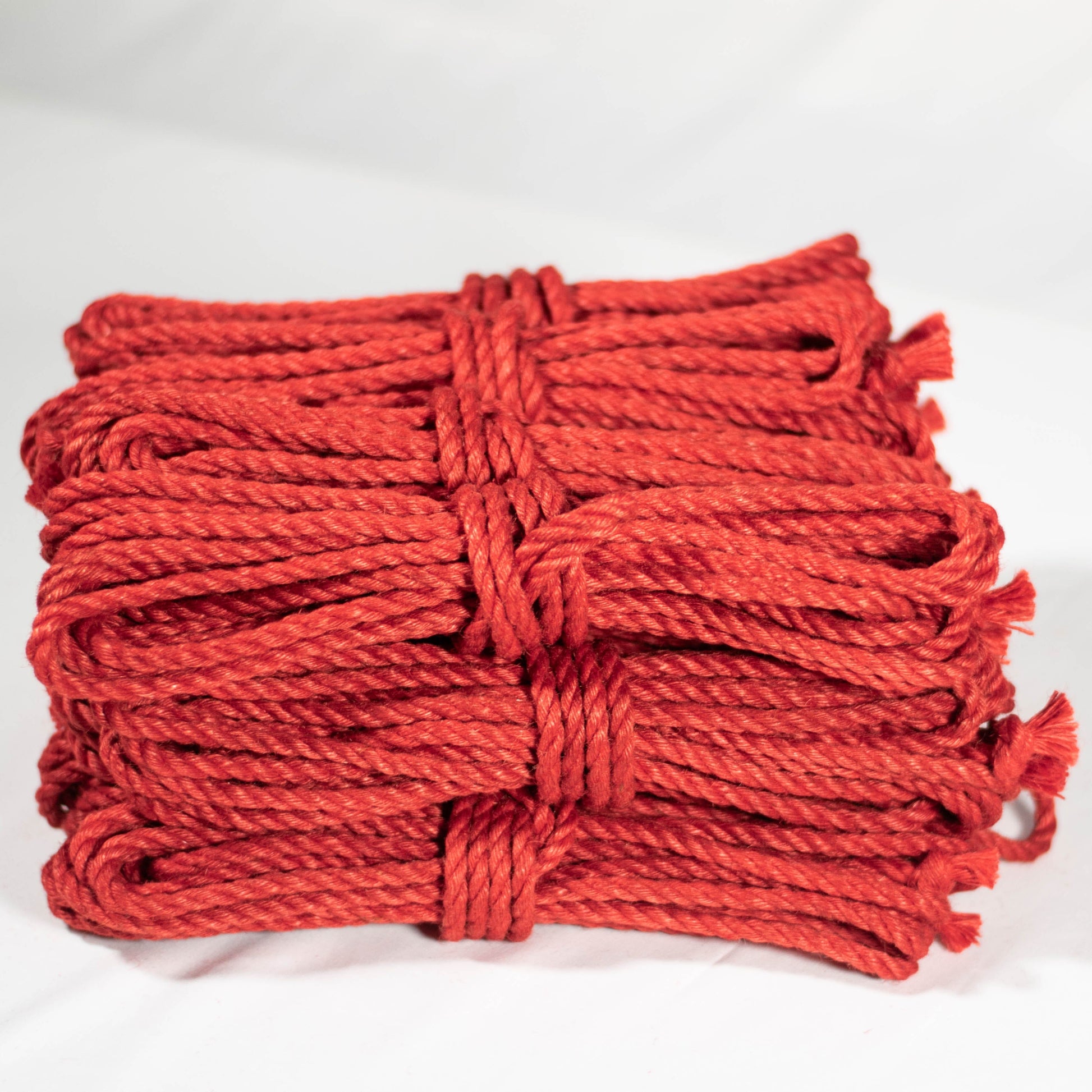 Treated Rope - 6mm Anatomie Red Jute Rope Shibari Rope Bundle of 12 